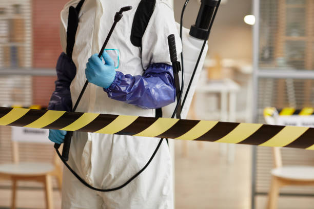Professional Biohazard technician working in Lester, IA